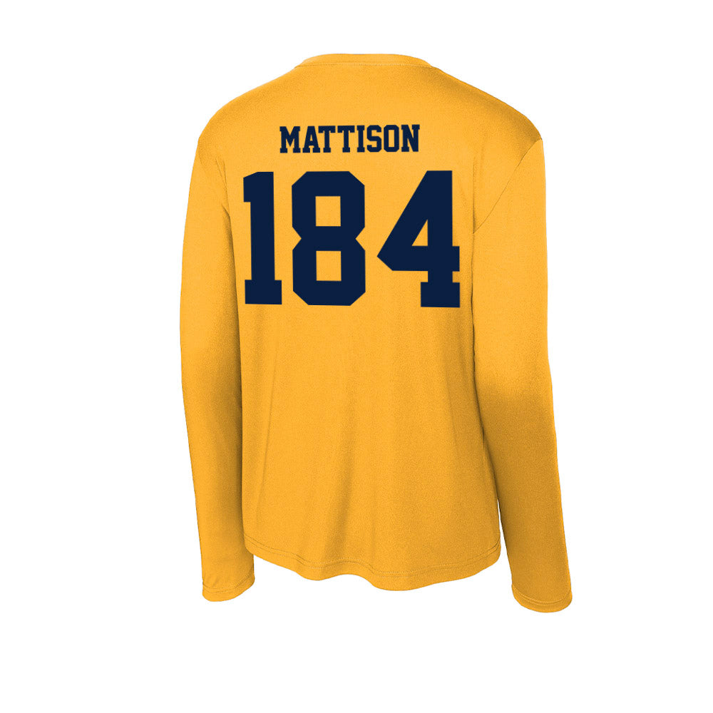 AU - NCAA Wrestling : Aidan Mattison - Activewear Long Sleeve T-Shirt-1
