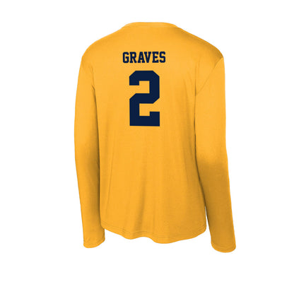 AU - NCAA Men's Basketball : Jadan Graves - Activewear Long Sleeve T-Shirt