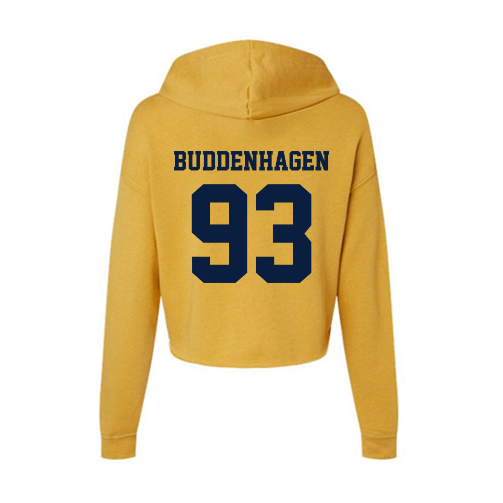 AU - NCAA Football : Josh Buddenhagen - Women's Crop Fleece Hoodie-1