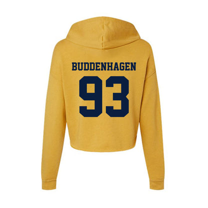 AU - NCAA Football : Josh Buddenhagen - Women's Crop Fleece Hoodie-1