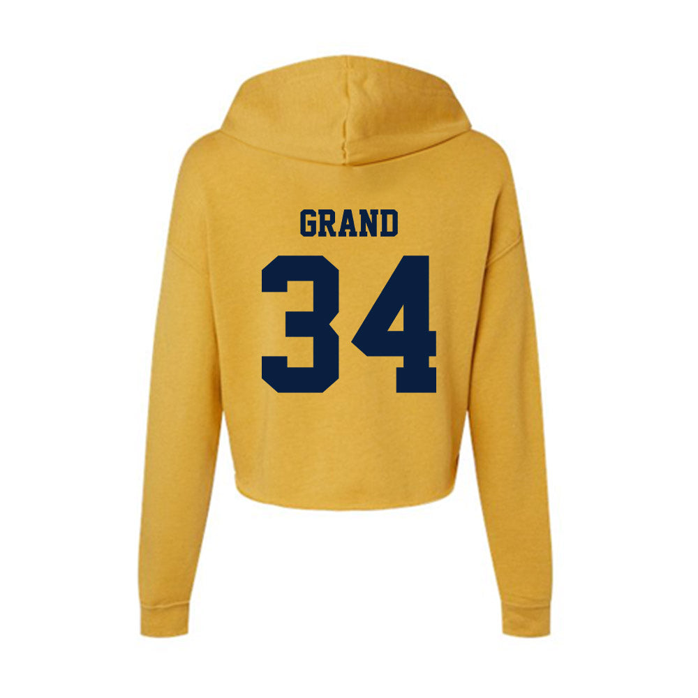 AU - NCAA Football : Max Grand - Women's Crop Fleece Hoodie-1