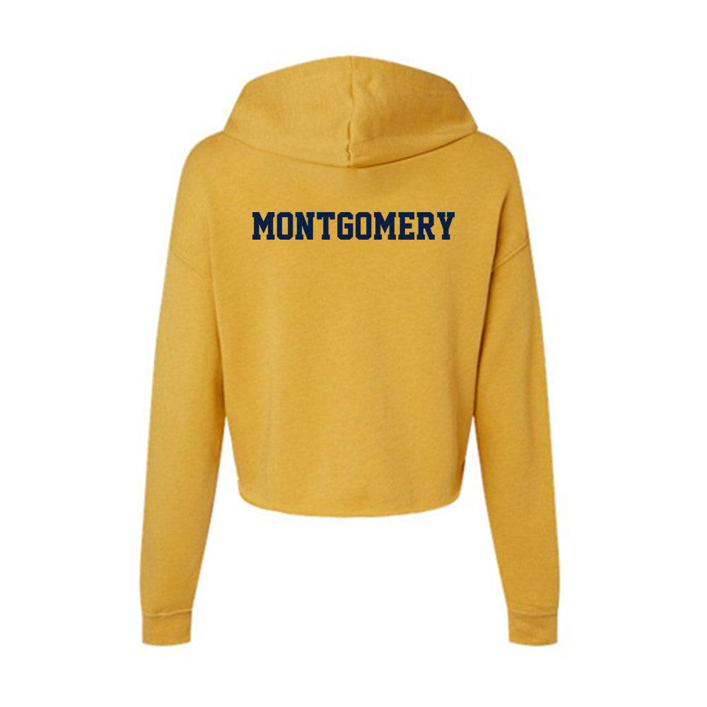 AU - NCAA Women's Swimming & Diving : Makoa Montgomery - Women's Crop Fleece Hoodie-1