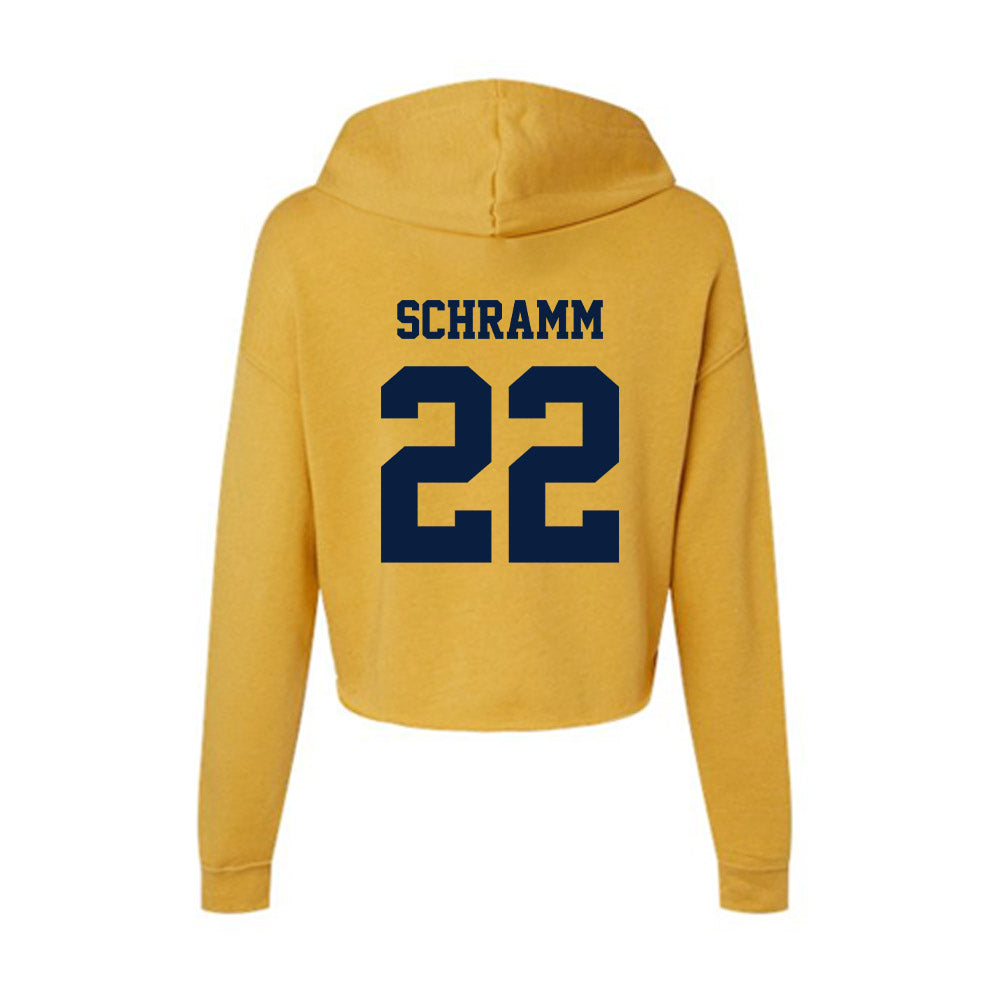 AU - NCAA Softball : Tierney Schramm - Women's Crop Fleece Hoodie-1