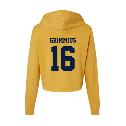 AU - NCAA Softball : Haley Grimmius - Women's Crop Fleece Hoodie-1
