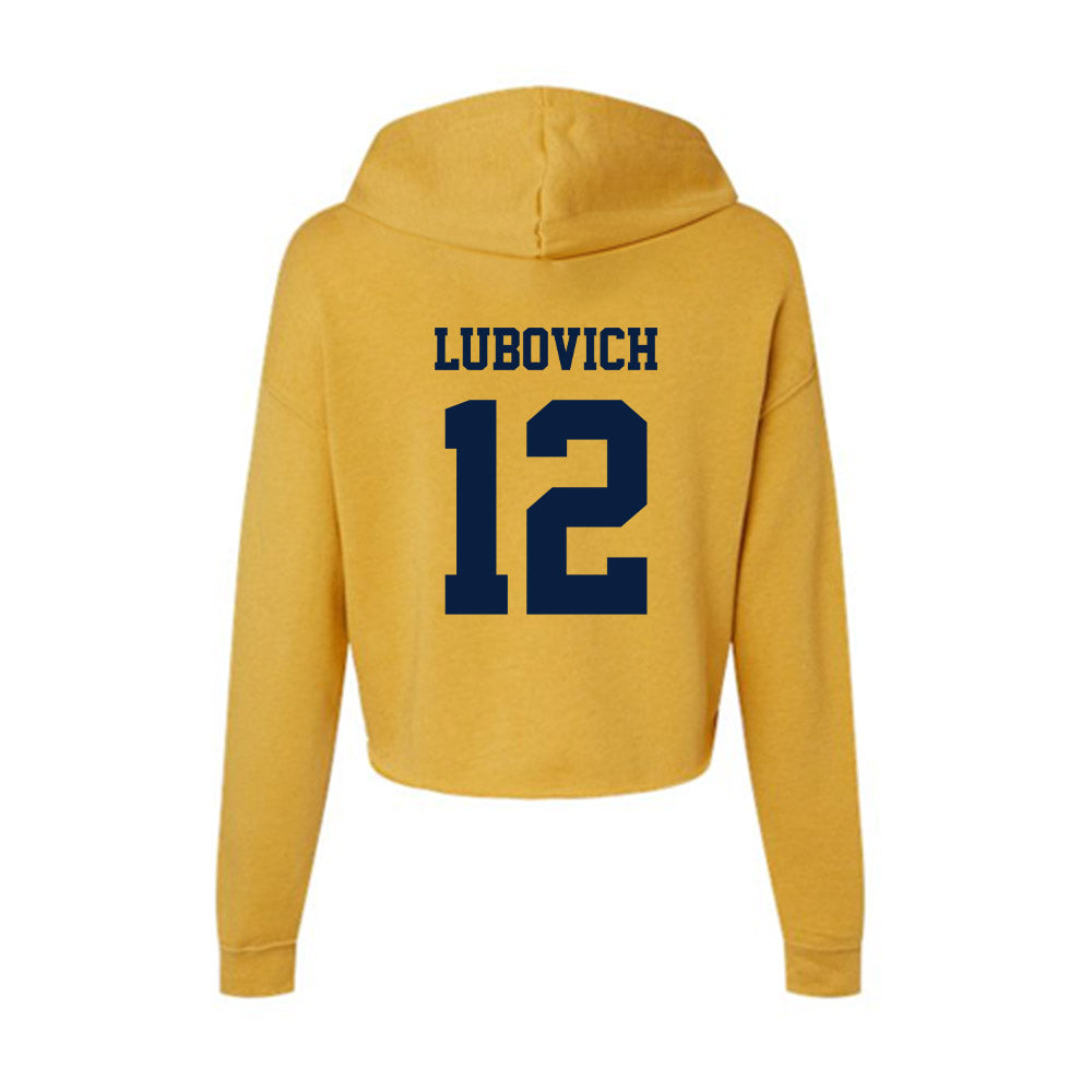AU - NCAA Softball : Kierra Lubovich - Women's Crop Fleece Hoodie-1