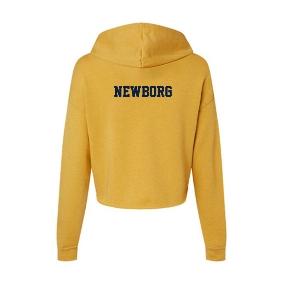 AU - NCAA Men's Golf : Keeton Newborg - Women's Crop Fleece Hoodie-1
