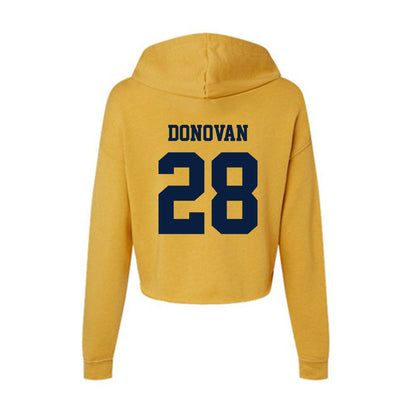 AU - NCAA Men's Ice Hockey : Shay Donovan - Women's Crop Fleece Hoodie-1