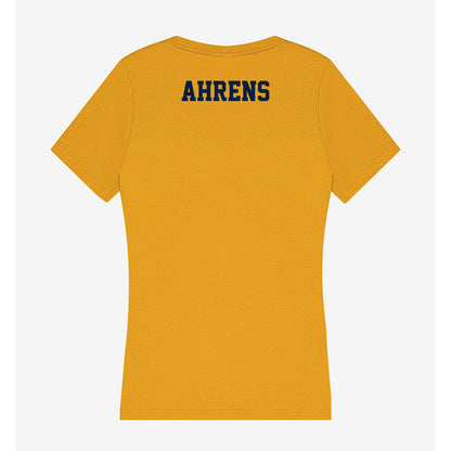 AU - NCAA Men's Cross Country : Will Ahrens - Women's V-Neck T-Shirt-1