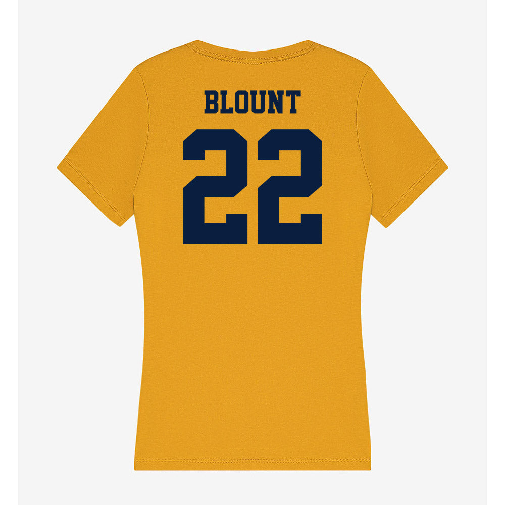 AU - NCAA Football : Breylon Blount - Women's V-Neck T-Shirt-1