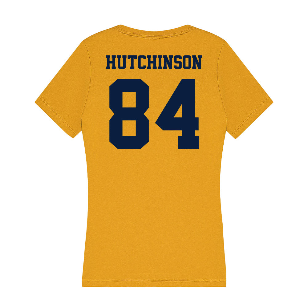 AU - NCAA Men's Ice Hockey : Jeff Hutchinson - Women's V-Neck T-Shirt-1