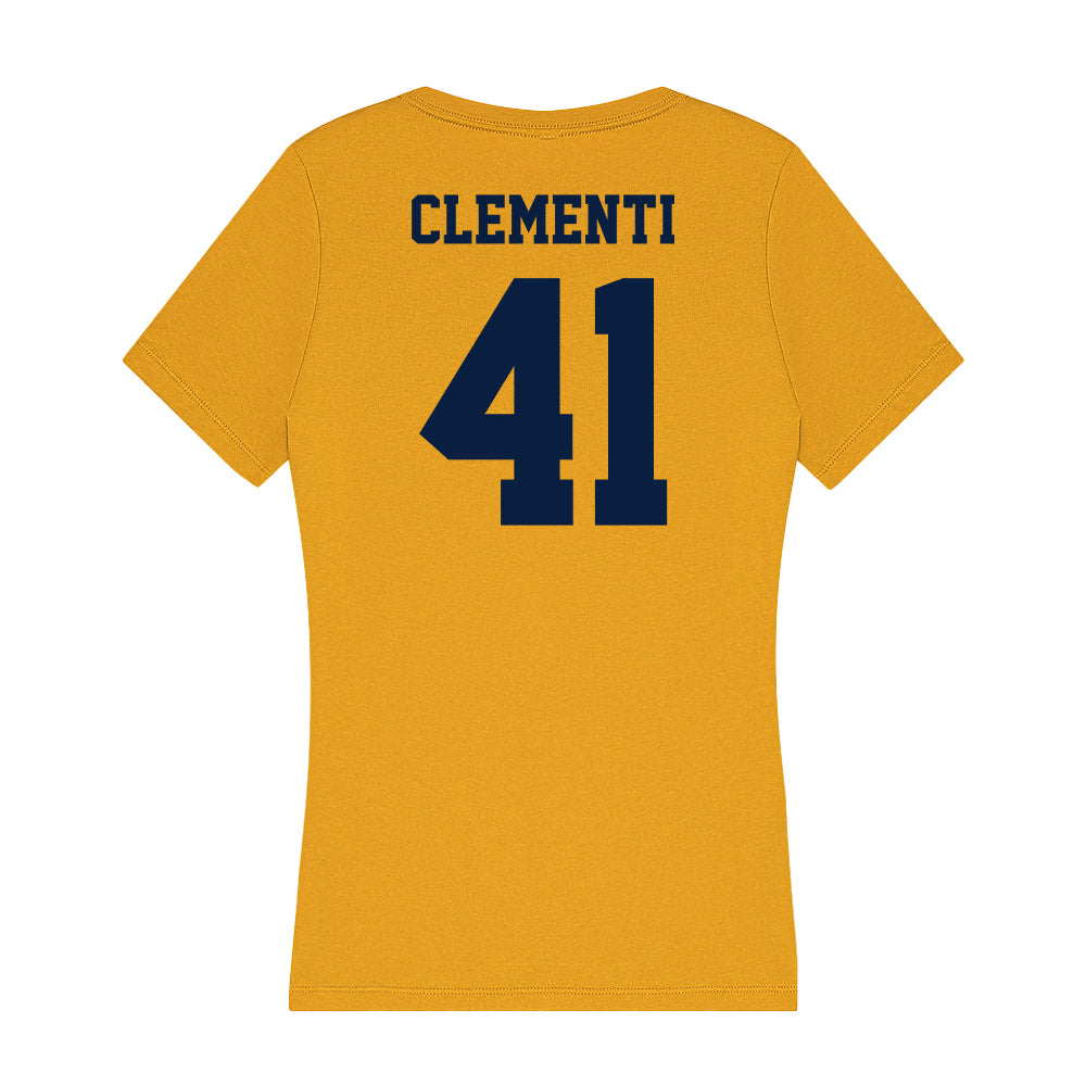 AU - NCAA Baseball : Ryan Clementi - Women's V-Neck T-Shirt-1