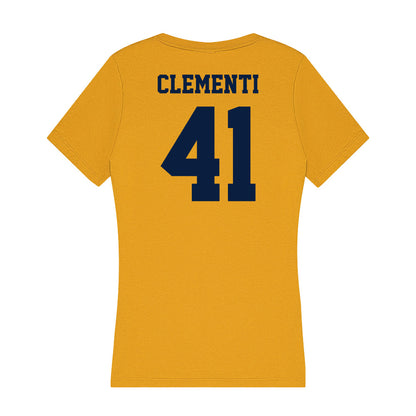 AU - NCAA Baseball : Ryan Clementi - Women's V-Neck T-Shirt-1