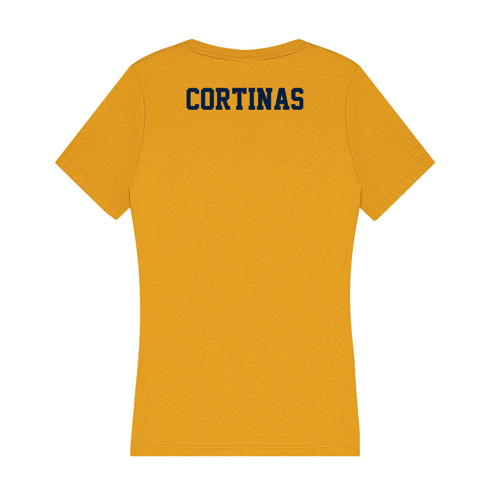 AU - NCAA Men's Tennis : Christian Cortinas - Women's V-Neck T-Shirt-1