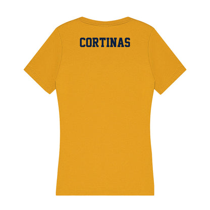 AU - NCAA Men's Tennis : Christian Cortinas - Women's V-Neck T-Shirt-1