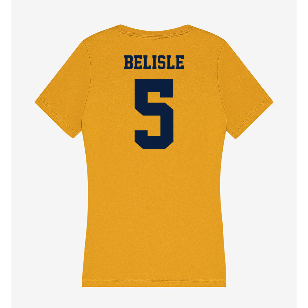 AU - NCAA Women's Volleyball : Lucy Belisle - Women's V-Neck T-Shirt-1