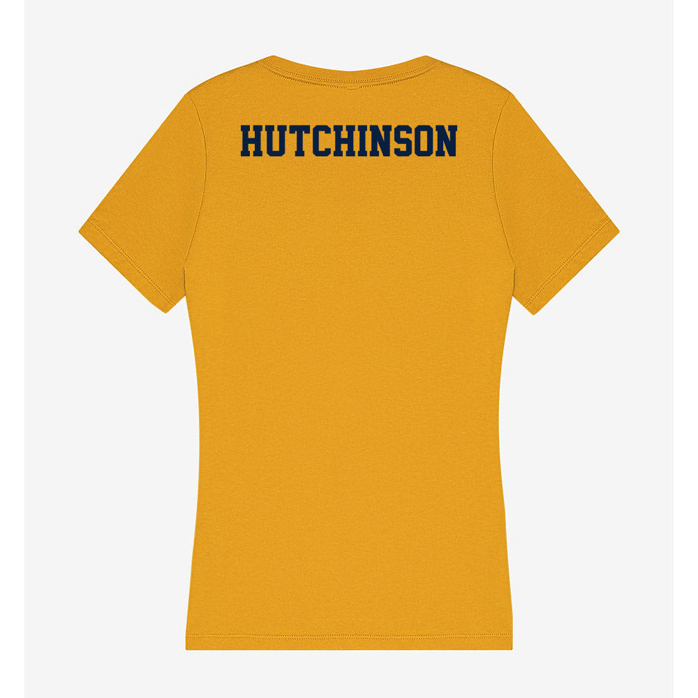 AU - NCAA Men's Cross Country : Tarin Hutchinson - Women's V-Neck T-Shirt-1