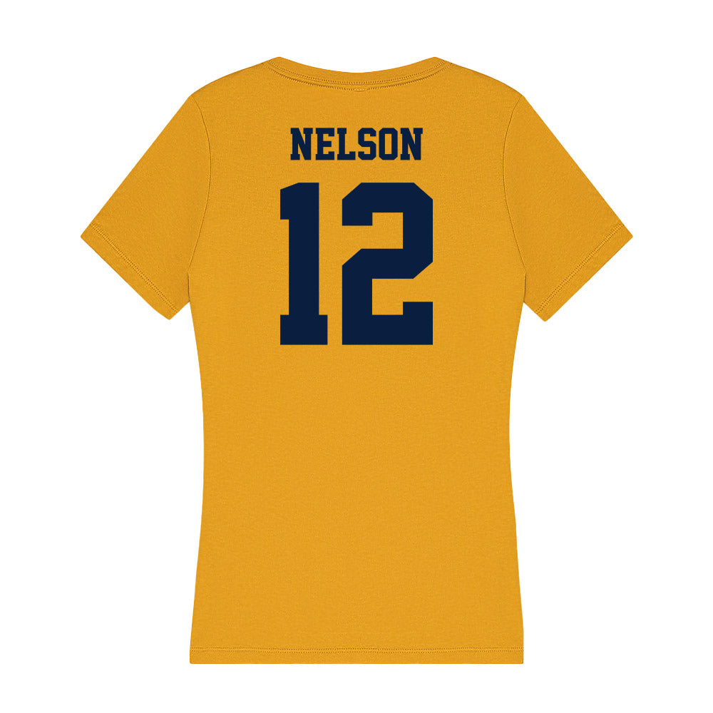 AU - NCAA Women's Volleyball : Lexi Nelson - Women's V-Neck T-Shirt-1