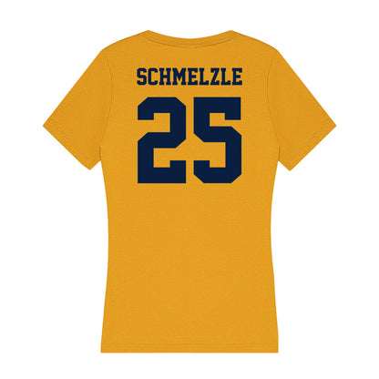 AU - NCAA Baseball : Cal Schmelzle - Women's V-Neck T-Shirt-1