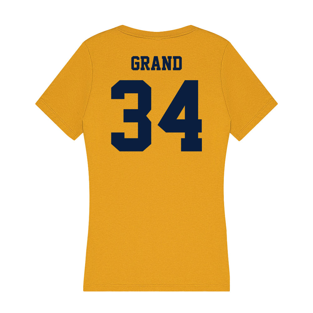 AU - NCAA Football : Max Grand - Women's V-Neck T-Shirt-1