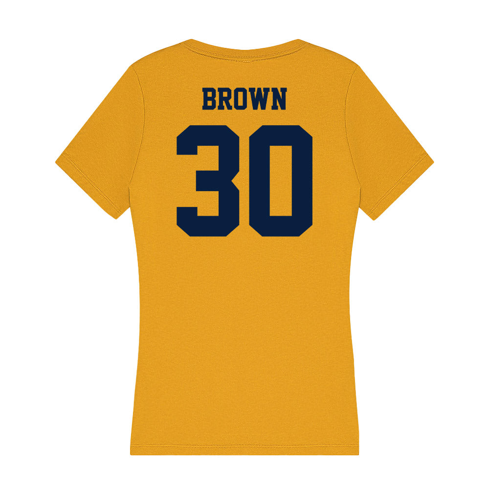 AU - NCAA Men's Basketball : Hayden Brown - Women's V-Neck T-Shirt-1