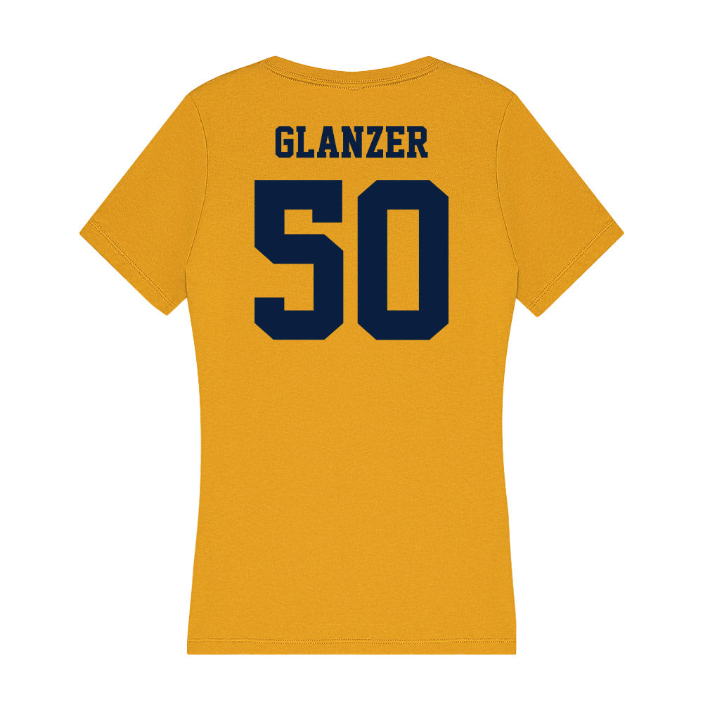 AU - NCAA Softball : Grace Glanzer - Women's V-Neck T-Shirt-1