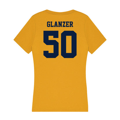 AU - NCAA Softball : Grace Glanzer - Women's V-Neck T-Shirt-1