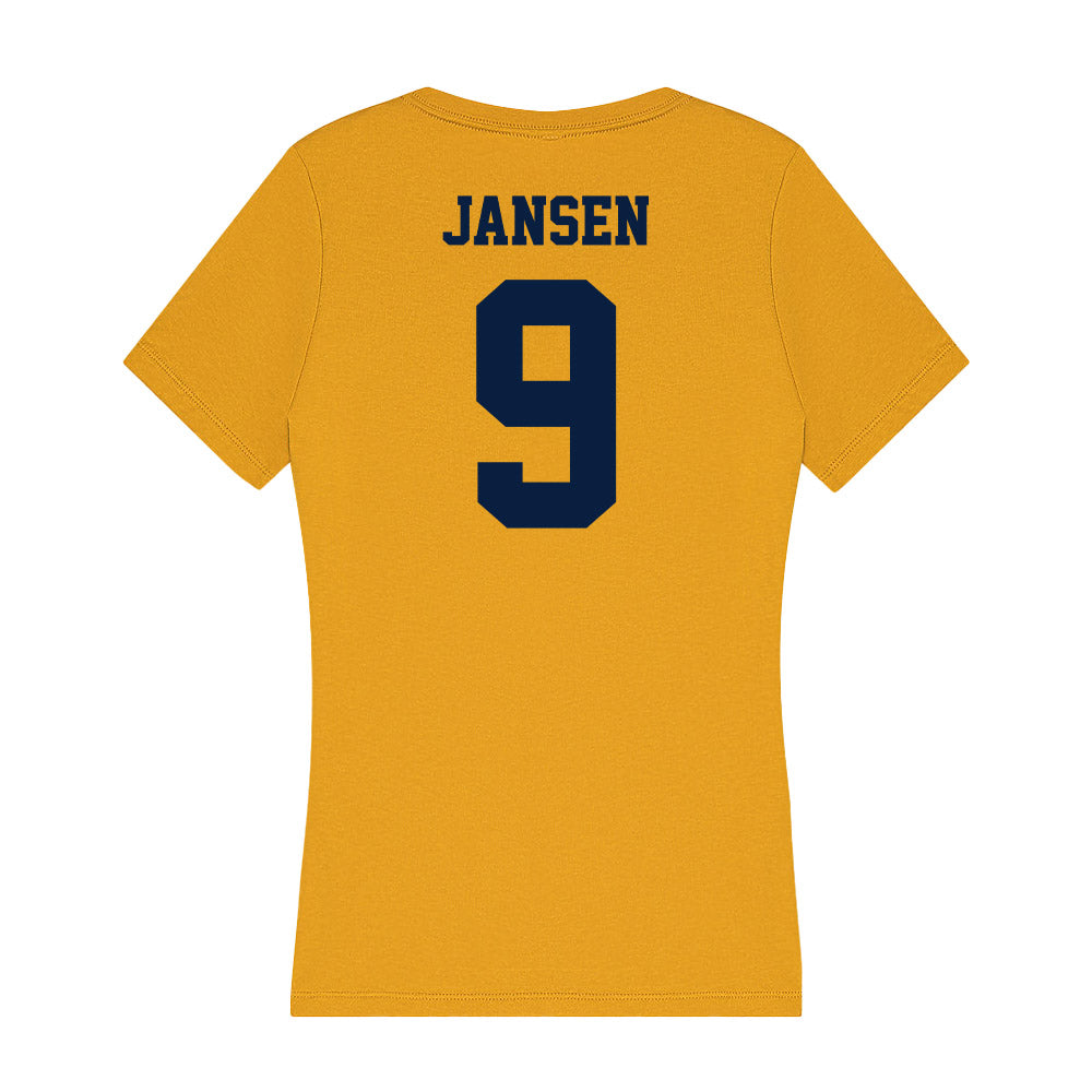 AU - NCAA Women's Volleyball : Reagan Jansen - Women's V-Neck T-Shirt-1