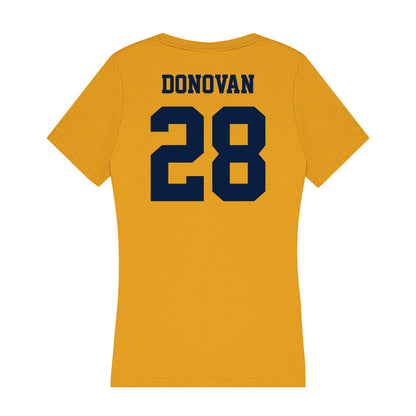 AU - NCAA Men's Ice Hockey : Shay Donovan - Women's V-Neck T-Shirt-1