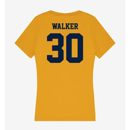 AU - NCAA Baseball : Carson Walker - Women's V-Neck T-Shirt-1