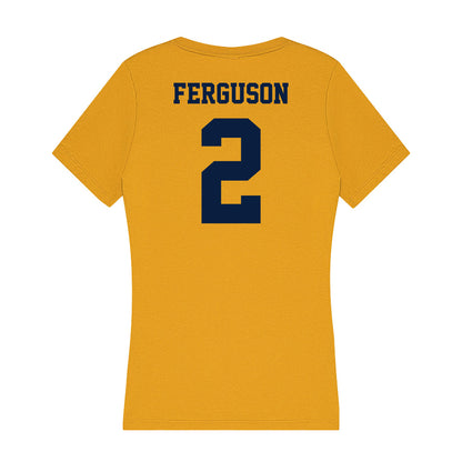 AU - NCAA Men's Basketball : Tameron Ferguson - Women's V-Neck T-Shirt-1