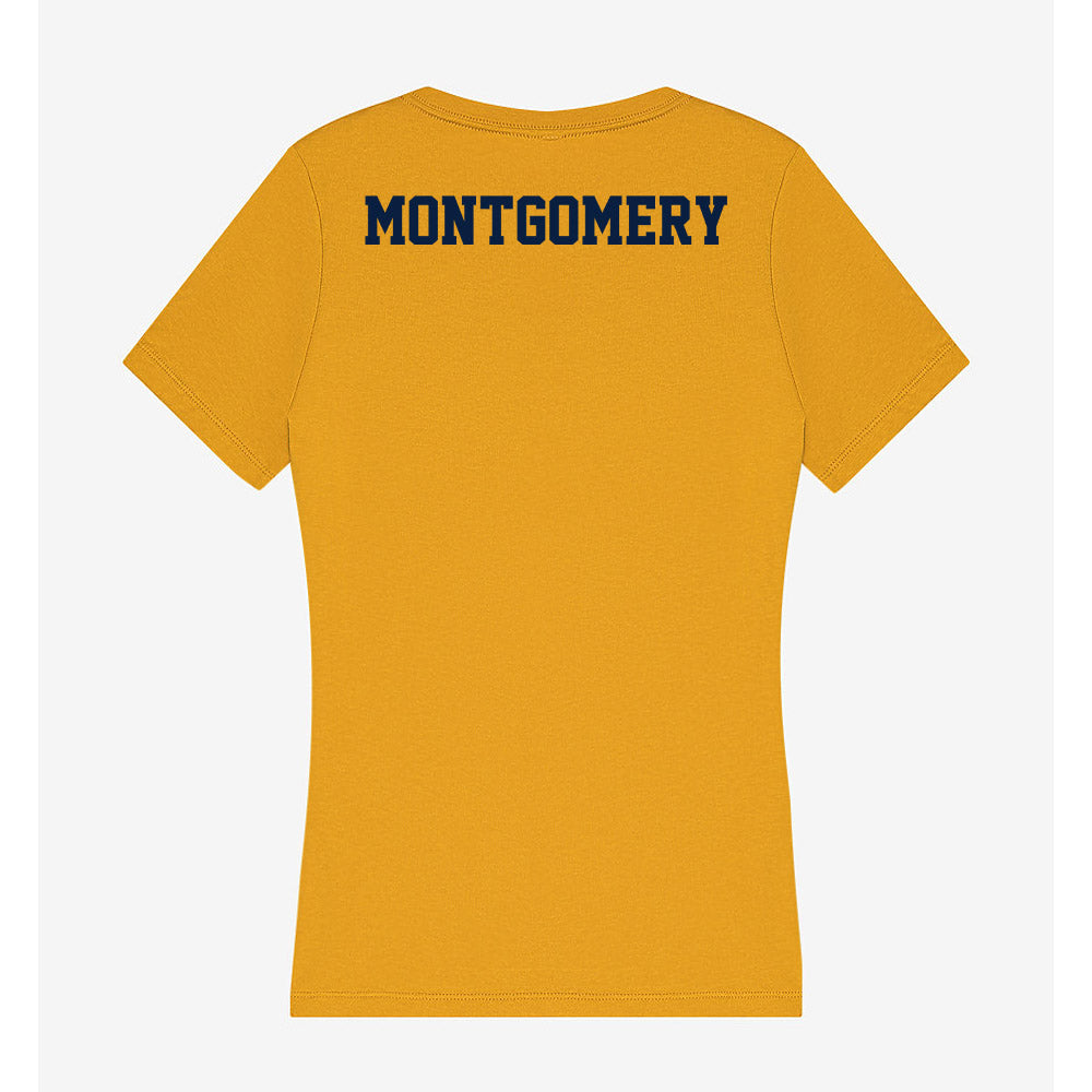 AU - NCAA Women's Swimming & Diving : Meesha Montgomery - Women's V-Neck T-Shirt-1