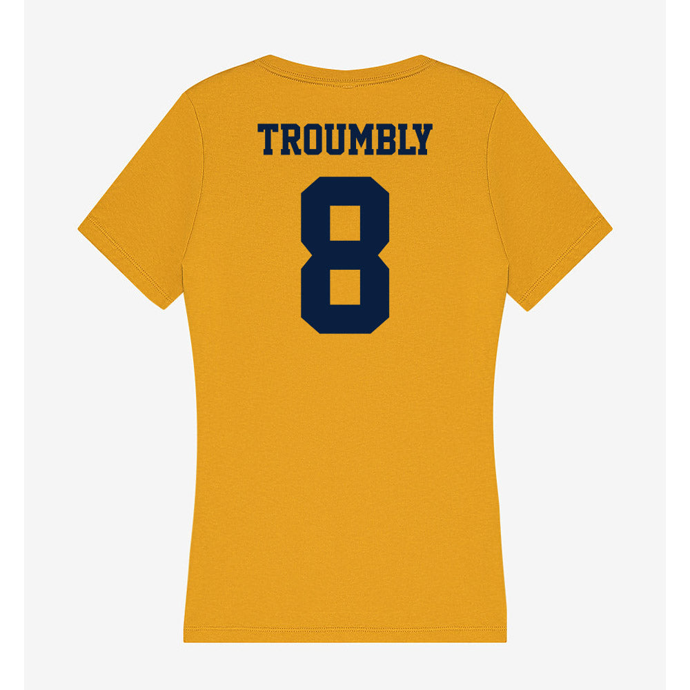 AU - NCAA Men's Ice Hockey : Ben Troumbly - Women's V-Neck T-Shirt-1