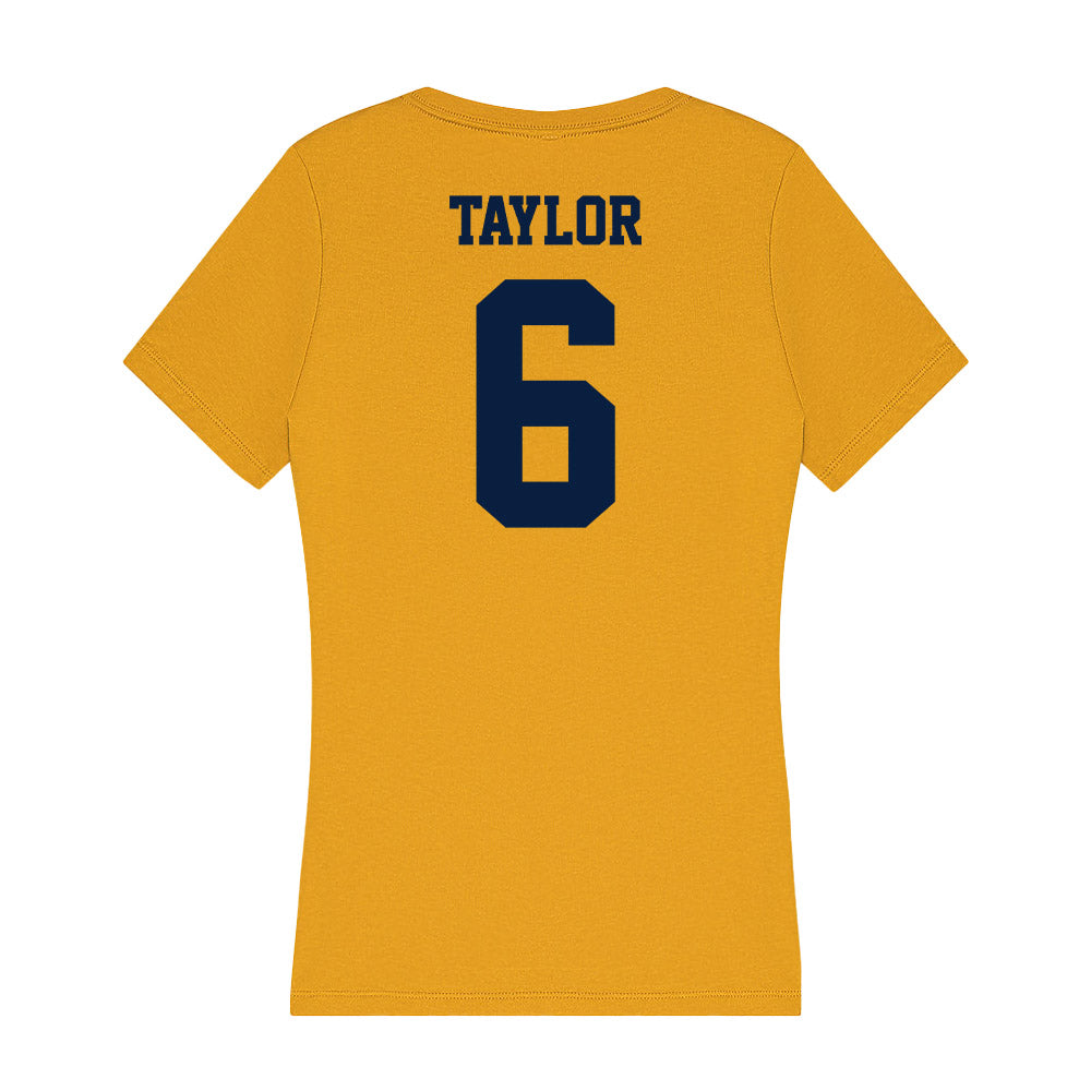 AU - NCAA Football : Myles Taylor - Women's V-Neck T-Shirt-1