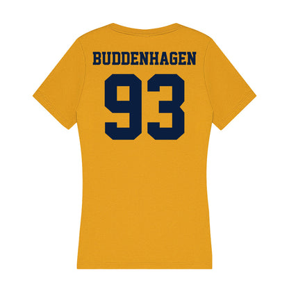 AU - NCAA Football : Josh Buddenhagen - Women's V-Neck T-Shirt-1