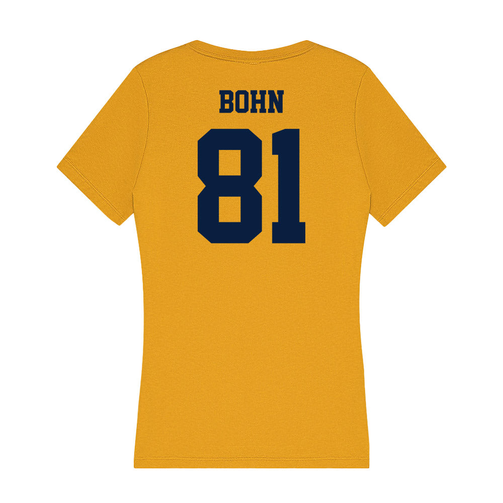 AU - NCAA Men's Ice Hockey : Owen Bohn - Women's V-Neck T-Shirt-1