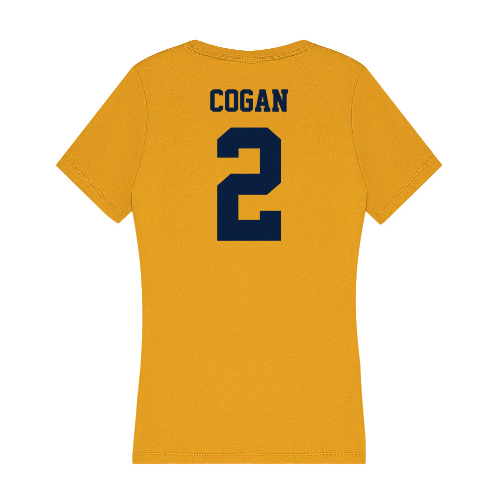 AU - NCAA Women's Volleyball : Lucy Cogan - Women's V-Neck T-Shirt-1