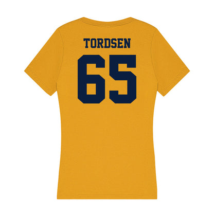 AU - NCAA Football : Sawyer Tordsen - Women's V-Neck T-Shirt-1