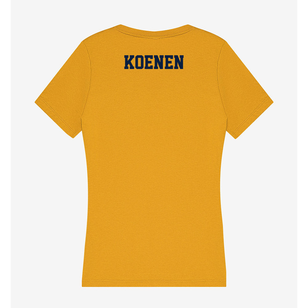 AU - NCAA Wrestling : Luke Koenen - Women's V-Neck T-Shirt-1