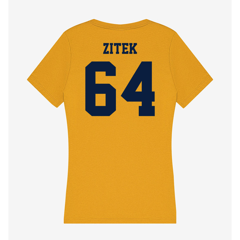 AU - NCAA Football : Jake Zitek - Women's V-Neck T-Shirt-1