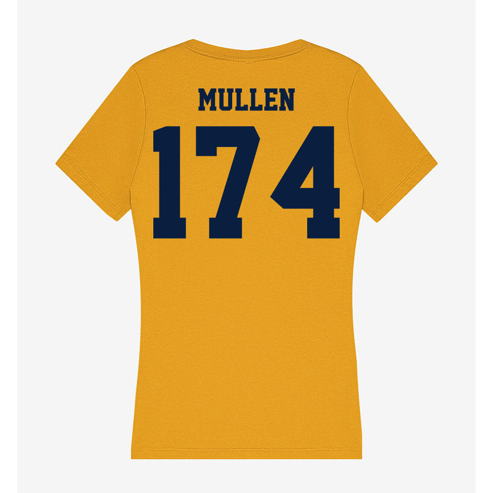 AU - NCAA Wrestling : Gunnar Mullen - Women's V-Neck T-Shirt-1