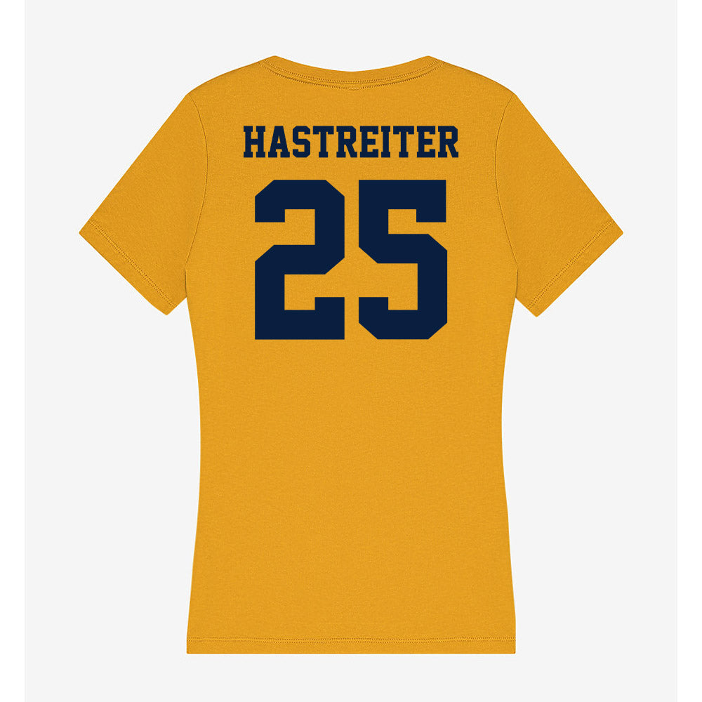 AU - NCAA Men's Basketball : Jack Hastreiter - Women's V-Neck T-Shirt-1