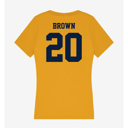 AU - NCAA Football : Dante Brown - Women's V-Neck T-Shirt-1