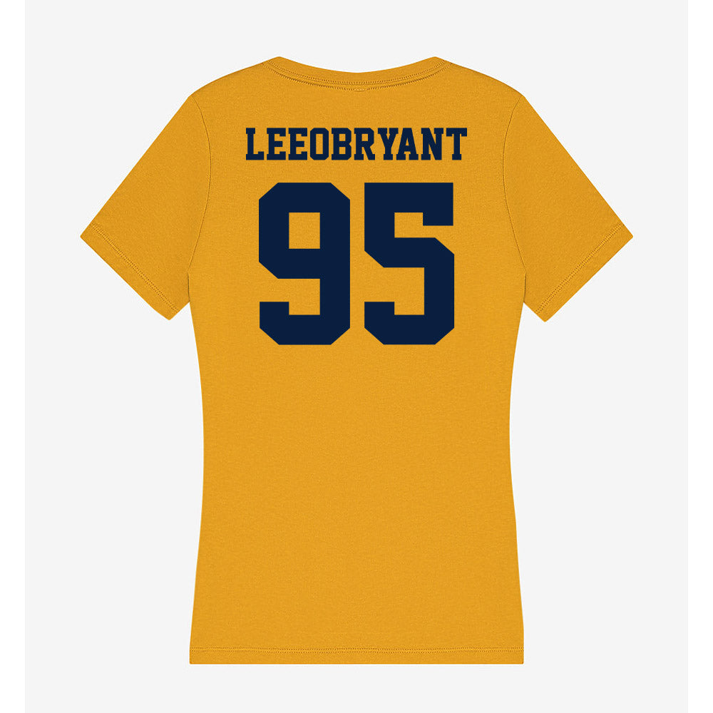 AU - NCAA Football : Joshua Leeobryant - Women's V-Neck T-Shirt-1