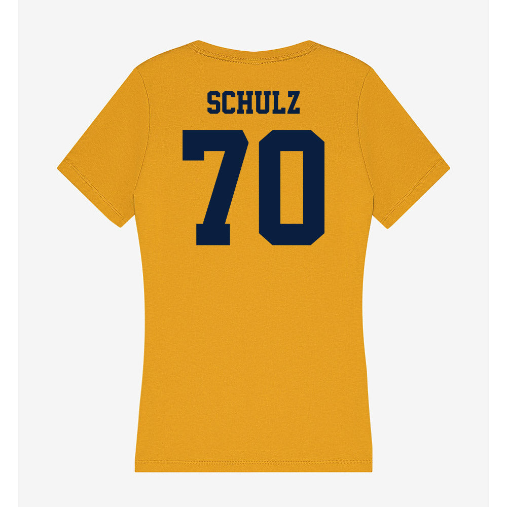 AU - NCAA Football : Joey Schulz - Women's V-Neck T-Shirt-1