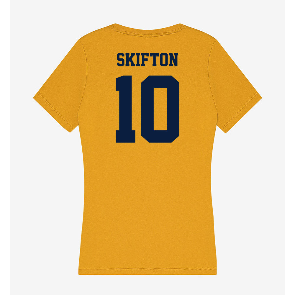 AU - NCAA Football : Adam Skifton - Women's V-Neck T-Shirt-1