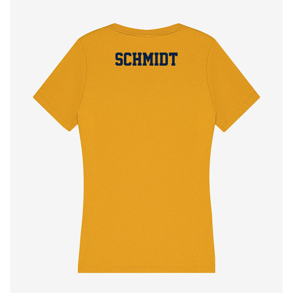 AU - NCAA Acrobatics & Tumbling : Auna Schmidt - Women's V-Neck T-Shirt-1