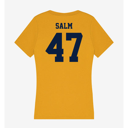 AU - NCAA Football : Brock Salm - Women's V-Neck T-Shirt-1