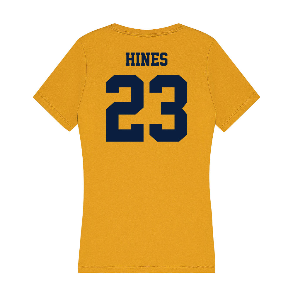 AU - NCAA Baseball : Jack Hines - Women's V-Neck T-Shirt-1