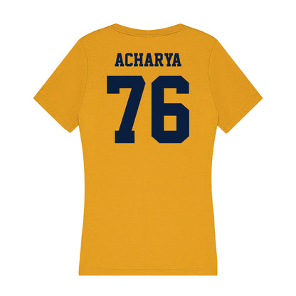 AU - NCAA Football : Shan Acharya - Women's V-Neck T-Shirt-1