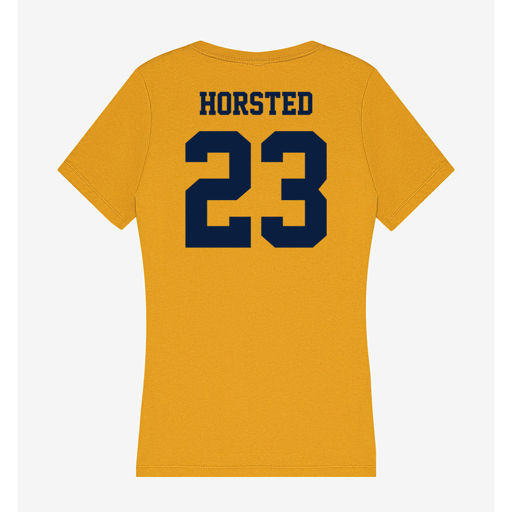 AU - NCAA Women's Soccer : Marie Horsted - Women's V-Neck T-Shirt-1